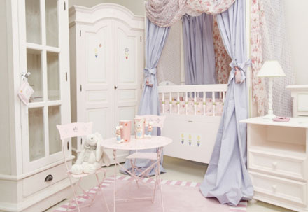 chambre beyaz bebek odası modeli