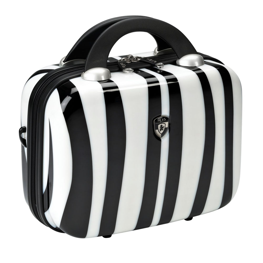 zebra desenli makyaj çantası yeni