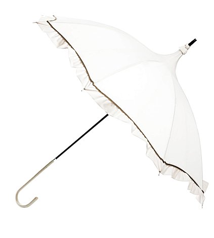 beyaz baston şemsiye modeli