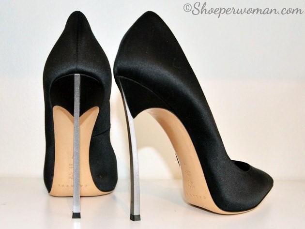 siyah saten ayakkabı modeli